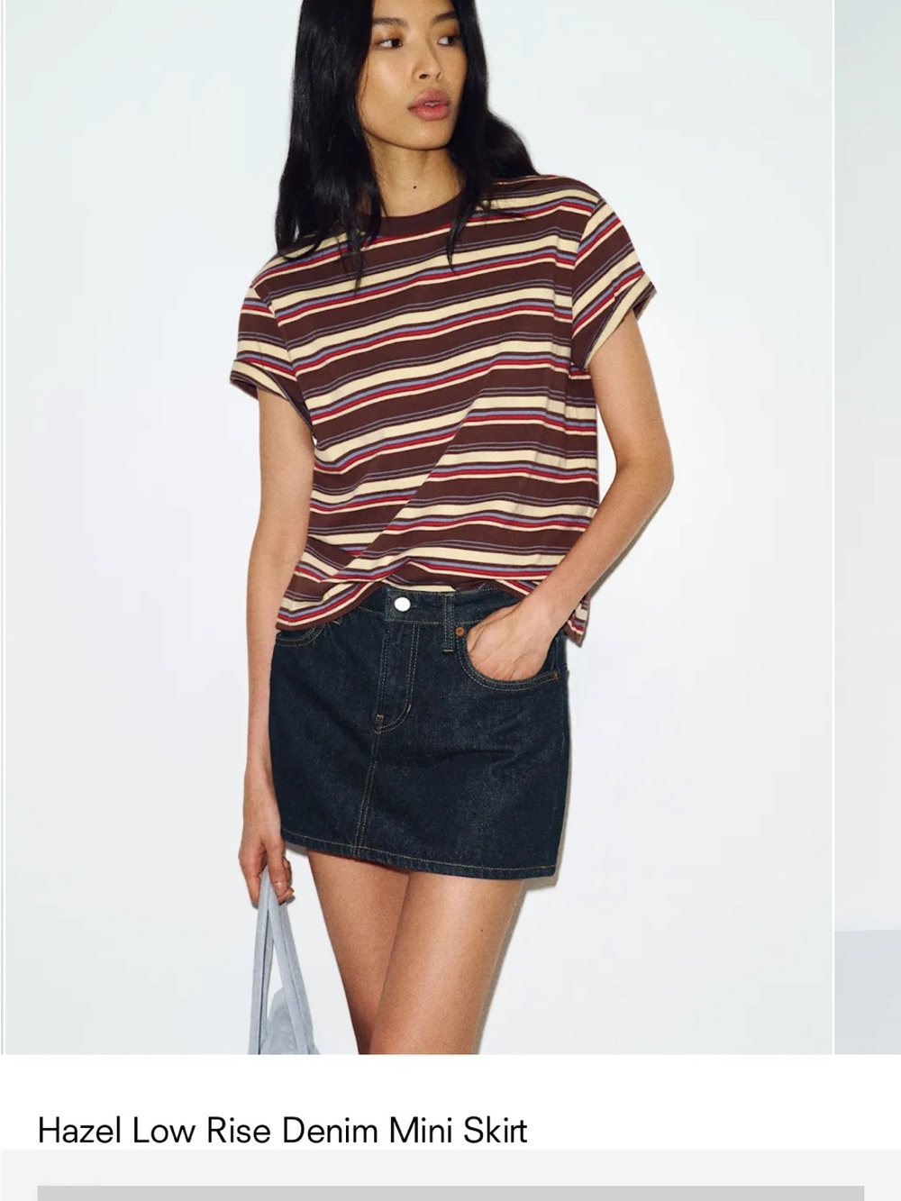 Reformation Hazel Low Rise Mini Skirt